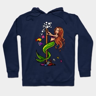 Mermaid Pole Dancing Hoodie